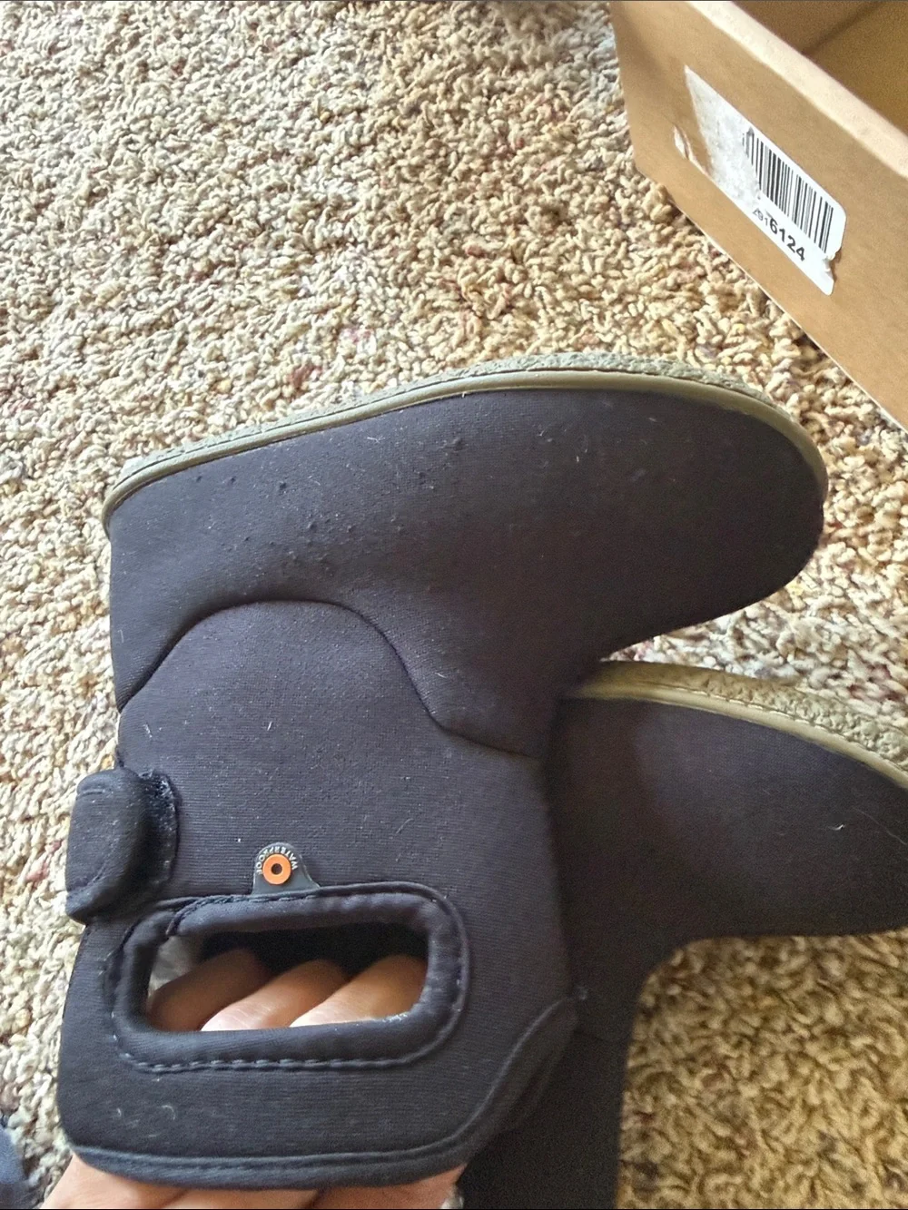 Bogs Kids BabyBogs Solid Rain Boots - Black